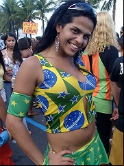 Nikki With The Trannies On The Streets Of Rio de Janeiro